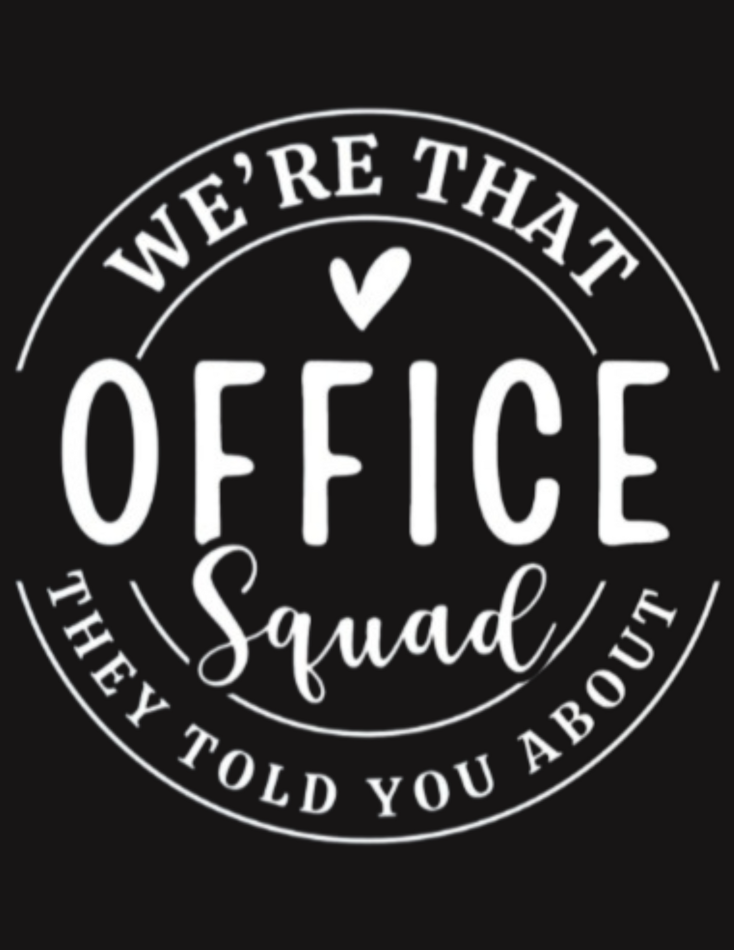 White text with dark background