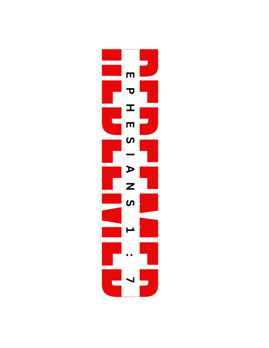 Black and red text