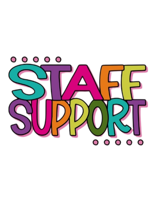 Multicolored text on light background. Colors Green, Purple, Pink, Orange, Dark Green and Lime Green. 